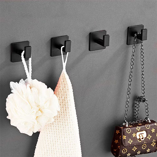 crochet porte manteau elegance design moderne noir mat pour interieur chic