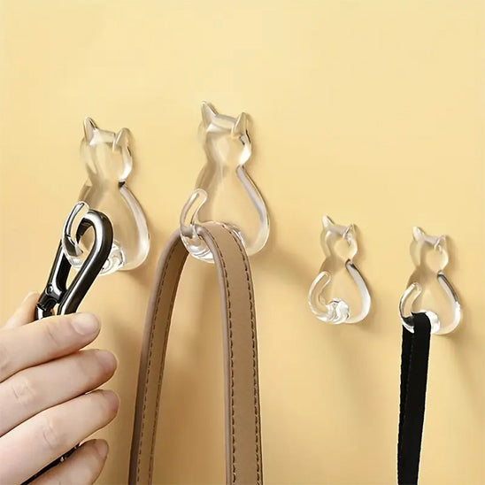 crochets muraux élégance design en forme de chat
