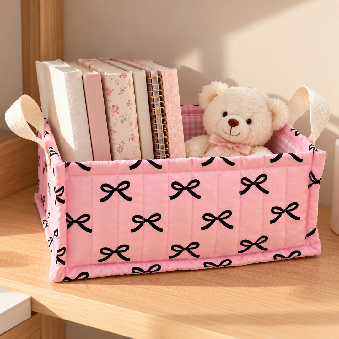 Panier tissu disponible en deux longueurs de 15 cm et 30 cm.