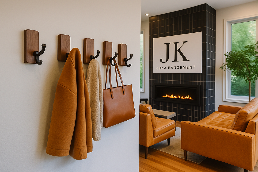 Crochet mural : design et praticité pour un intérieur organisé