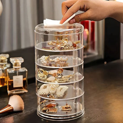 Boite à bijoux verticale compacte