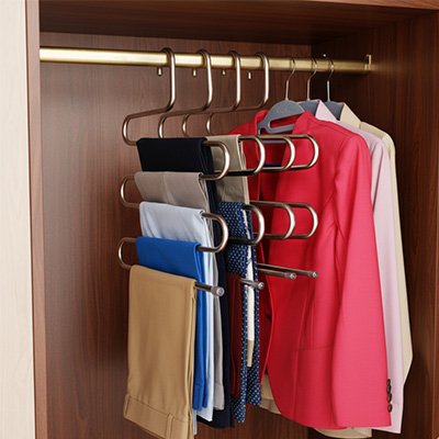 Cintre pour pantalon à 5 niveaux antidérapants