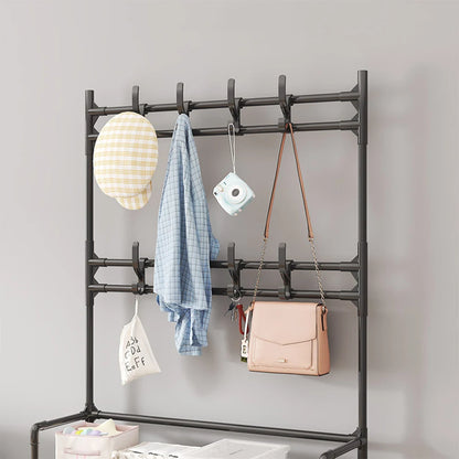 etagere-chaussure-compacte-noire-ideale-petits-espaces-appartements