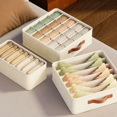 Organisateur de tiroir adapté aux tiroirs, placards et valises pour un rangement optimal