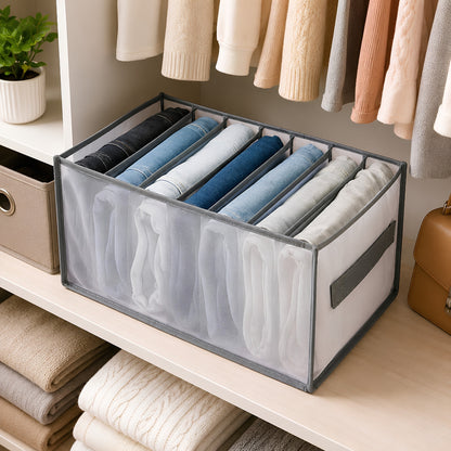 Organisateur de tiroir pour jeans et pantalons bien rangés