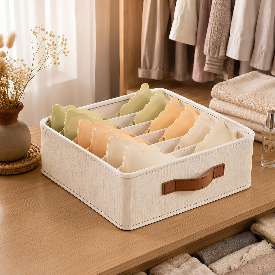 Organisateur de tiroir large idéal pour organiser les vêtements tout en optimisant l'espace du dressing