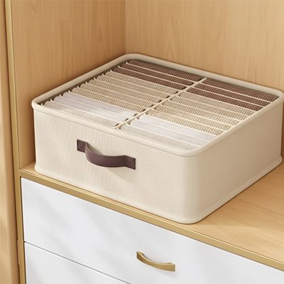 Organisateur de tiroir pliable avec 14, 16 ou 24 compartiments pour un dressing parfaitement organisé