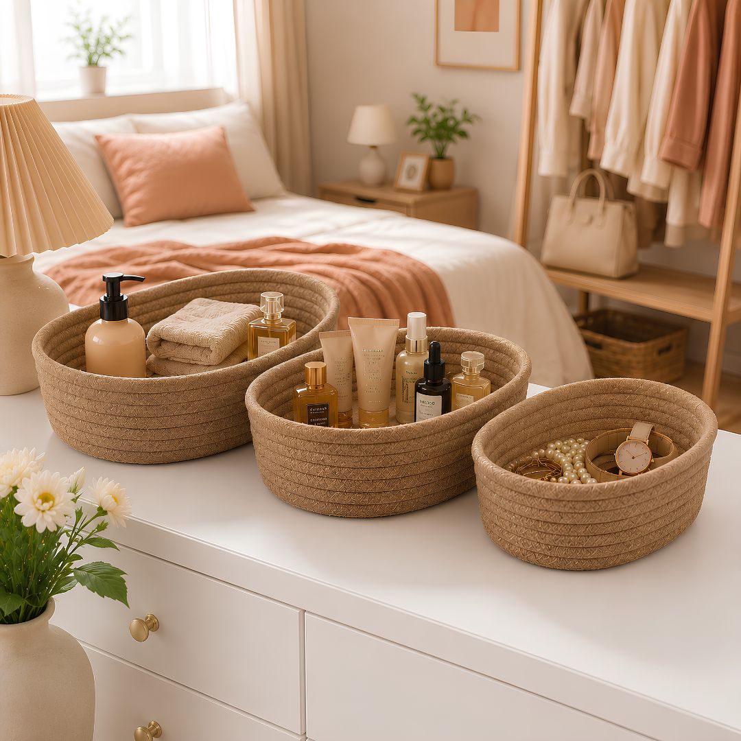 Paniers de rangement modernes pour optimiser l'organisation de votre intérieur
