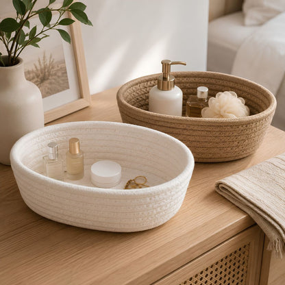 Paniers de rangement qui apportent élégance et organisation à votre intérieur