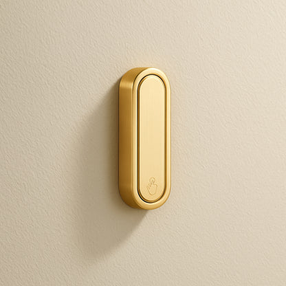 Porte manteau mural doré lumineux, idéal pour apporter une touche chic et raffinée dans votre intérieur.