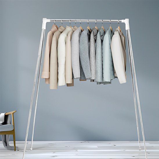 Porte vêtement pliable pour voyage et petit espace